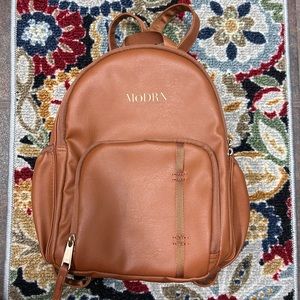 MoDRN Eloise Let’s Go Mini Diaper Backpack, Brown